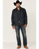 Image #2 - Wrangler Men's Concealed Carry Blanket-Lined Denim Jacket - Tall, Indigo, hi-res