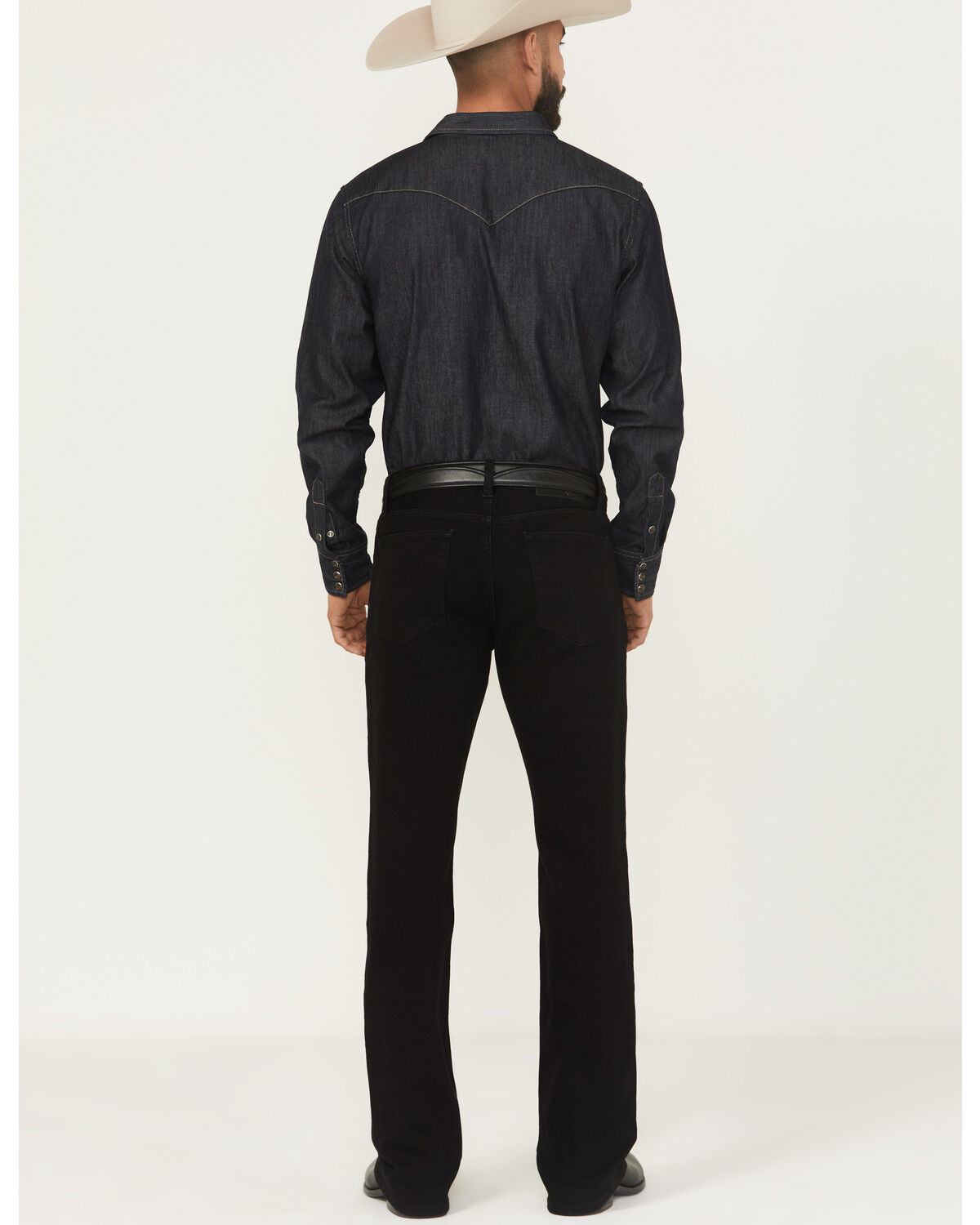 Image #3 - Cody James Black 1978® Men's Lawson Wash Dexter Slim Bootcut Stretch Denim Jeans, Black, hi-res