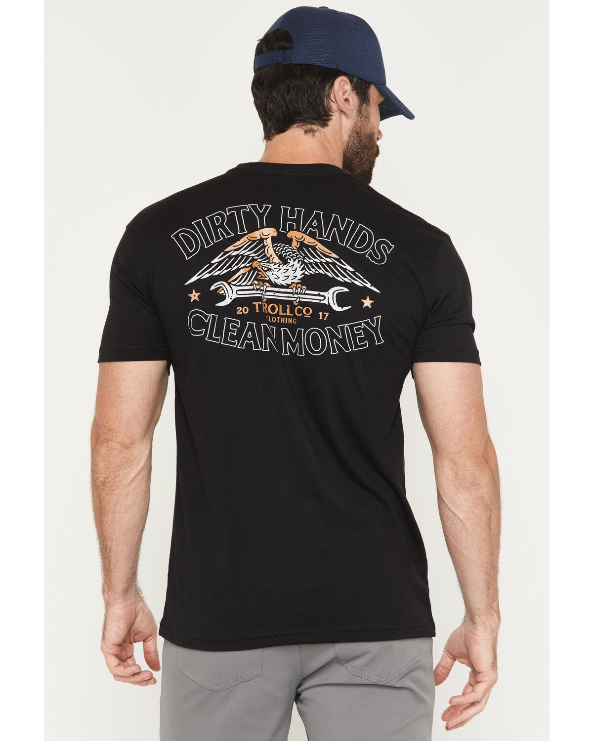 Troll Co Men's DHCM Wing Spanner Short Sleeve Graphic T-Shirt, Black, hi-res