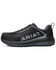 Image #2 - Ariat Women's Outpace Lace-Up Safety Work Sneaker - Composite Toe, Black, hi-res
