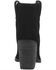 Dingo Women's Black Flannie Fashion Booties - Round Toe, Black, hi-res