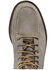 Image #5 - Carhartt Men's 6" Wedge Work Boots - Soft Toe, Grey, hi-res