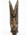 Image #5 - Laredo Women's Skyla Floral Studded Western Performance Boots - Snip Toe, Dark Brown, hi-res