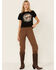 Blended Women's World Full Of Princesses Black Graphic Tee, Black, hi-res
