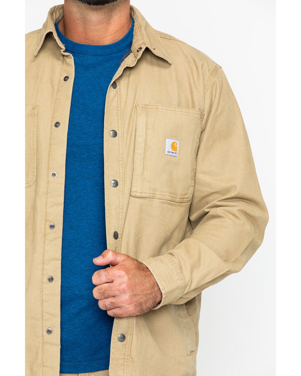 Carhartt Men's Big & Tall Rugged Flex Rigby Shirt Jacket