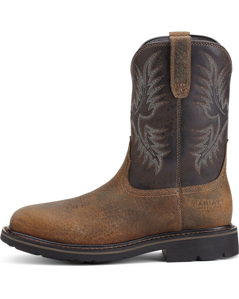 Ariat Men's Sierra Wide Square Steel Toe Work Boots Boot Barn