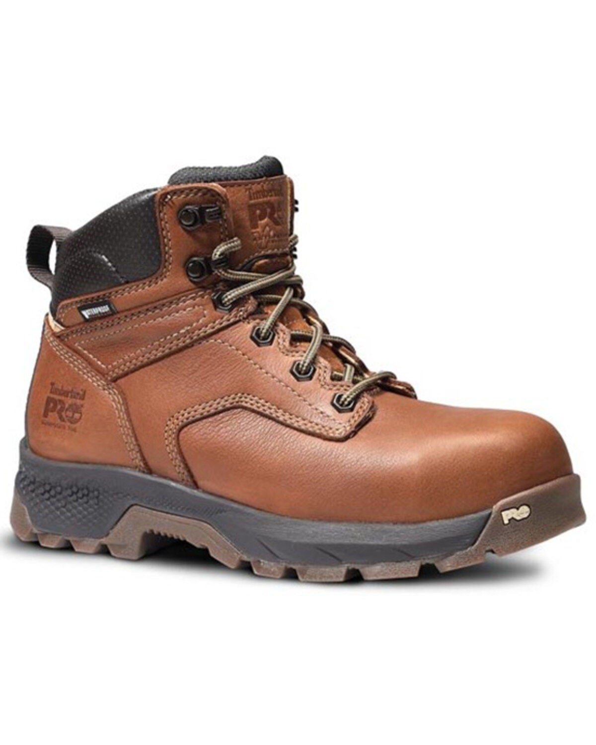 Timberland Pro Women's 6" Titan&reg; Waterproof Work Boots - Composite Toe, Brown, hi-res