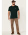 Image #1 - ATG by Wrangler Men's Morel Utility Asymmetric Cargo Pants, Brown, hi-res