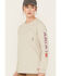 Image #2 - Ariat Women's FR Stretch Logo Long Sleeve Work Tee, Brown, hi-res