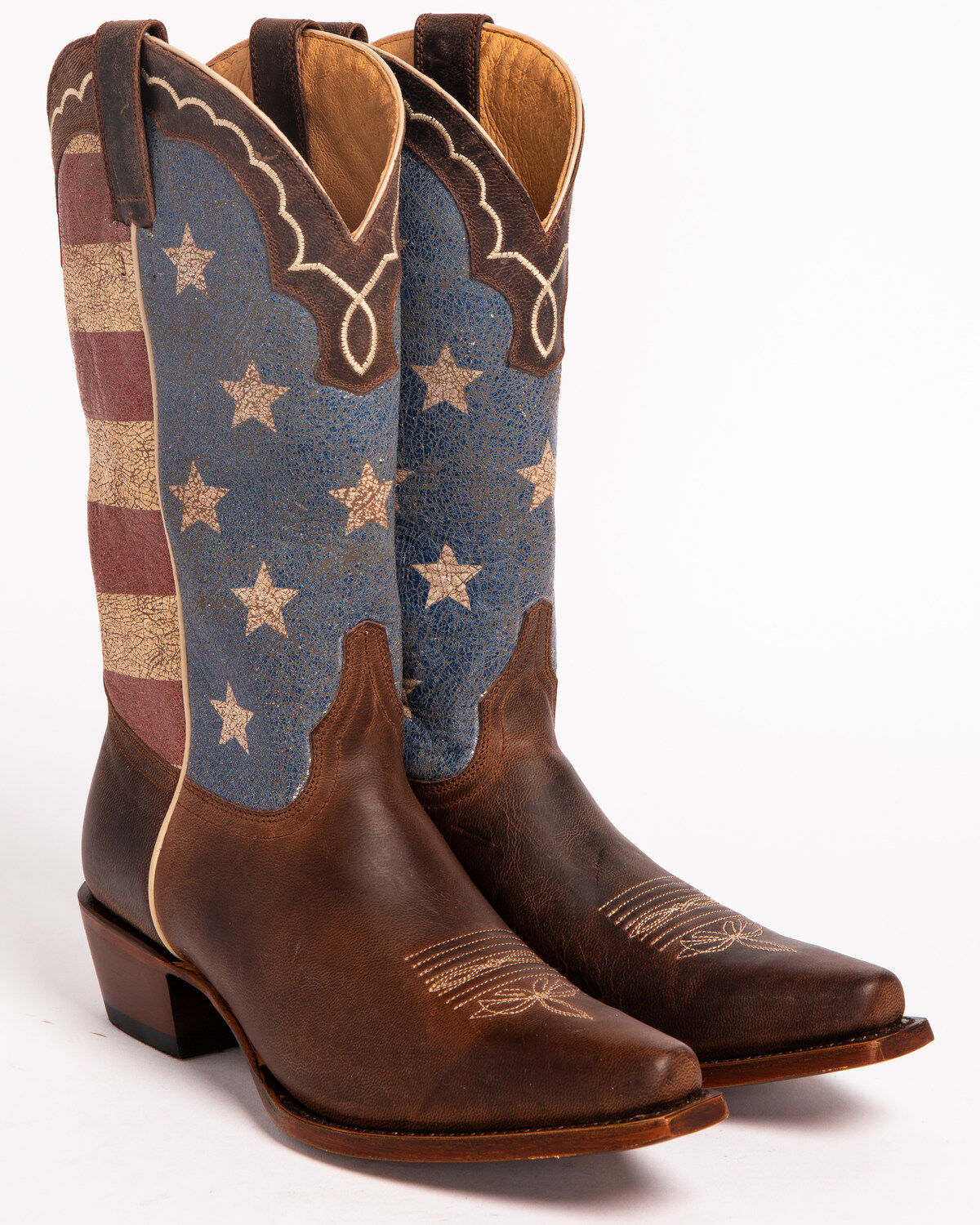 Image #4 - Shyanne Women's American Flag Cowgirl Boots - Snip Toe, , hi-res