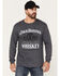 Jack Daniel's Men's Old Time Whiskey T-Shirt , Grey, hi-res