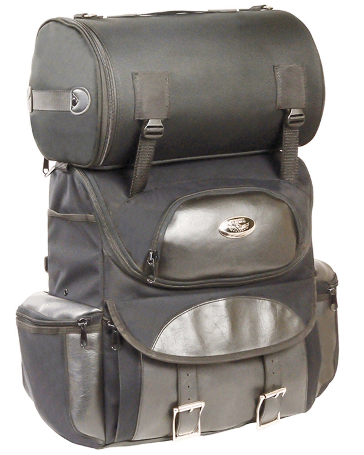 Milwaukee Leather Performance Two Piece Touring Sissy Bar Bag, Black, hi-res