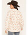 Image #4 - Ely Walker Women's Boot Barn Exclusive Western Conversational Print Sherpa Lined Flannel Shacket, Cream, hi-res