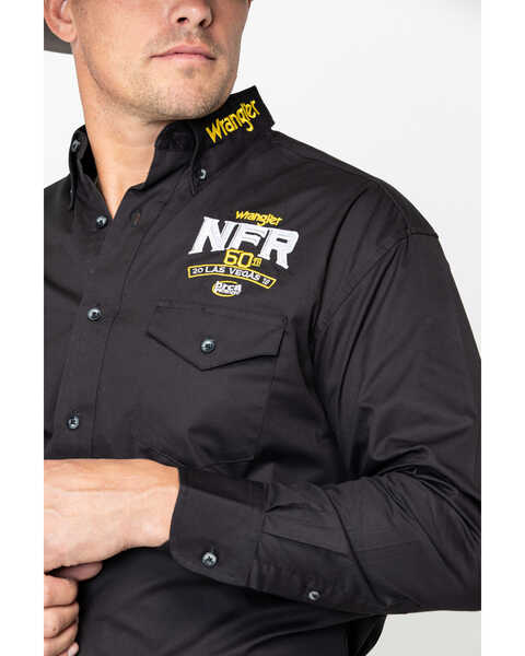 Wrangler Men's NFR 60th Anniversary Logo Long Sleeve Button Down Shirt |  Boot Barn