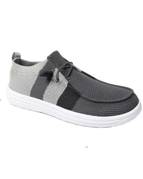 Lamo Footwear Men's Michael Casual Shoes - Moc Toe, Grey, hi-res