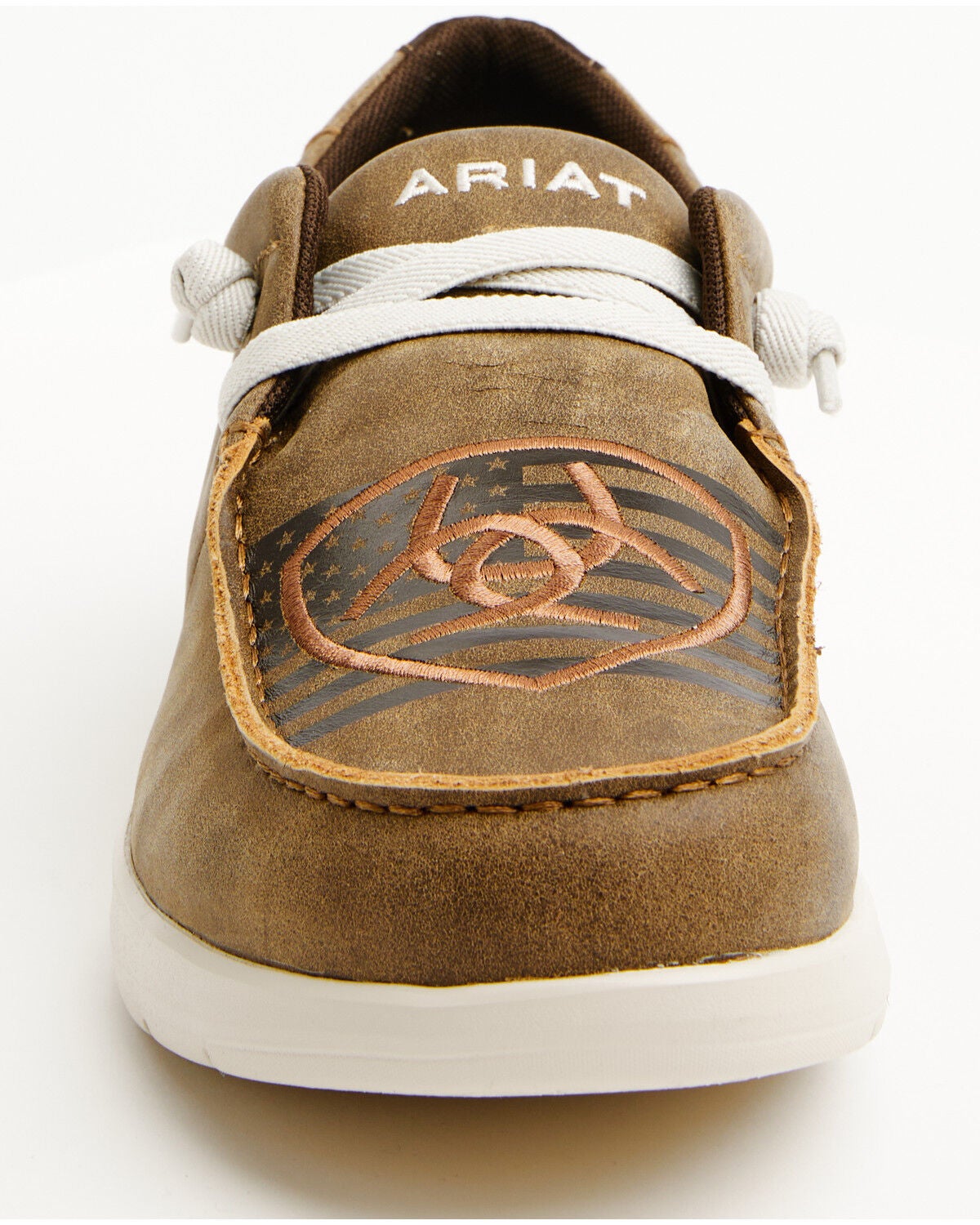 Image #4 - Ariat Men's Hilo Casual Shoes - Moc Toe, Brown, hi-res