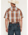 Image #4 - Wrangler ATG Men's Plaid Print Short Sleeve Snap Performance Western Shirt - Big, Multi, hi-res