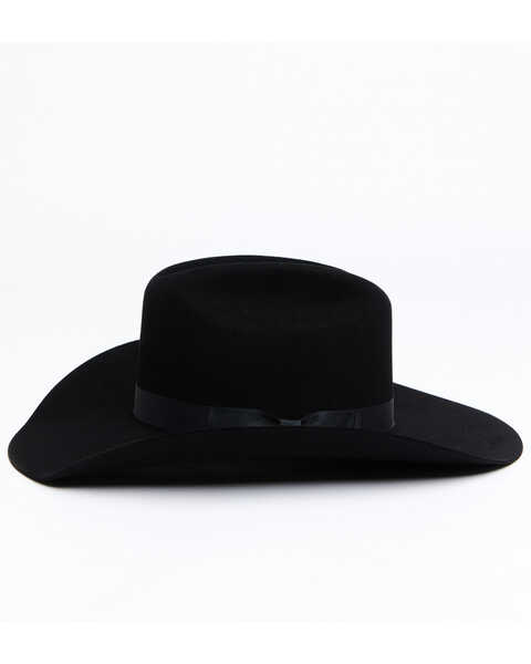 Image #3 - Serratelli 6X Felt Cowboy Hat , Black, hi-res