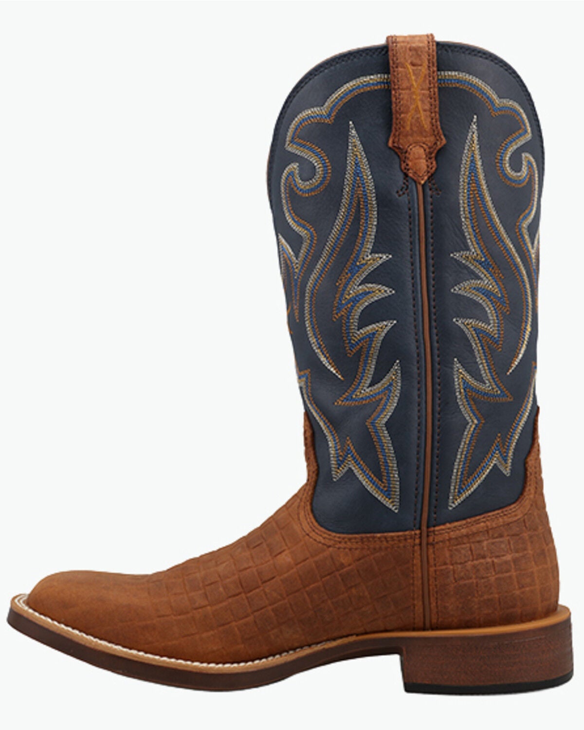 Image #3 - Twisted X Men's Top Hand Performance Western Boots - Broad Square Toe, Chestnut, hi-res