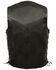 Image #2 - Milwaukee Leather Men's 4X Classic Side Lace Biker Vest - Tall, Black, hi-res
