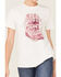Image #3 - Wrangler Women's Boot Barn Exclusive These Boots Scoot & Boogie Short Sleeve Graphic Tee, Ivory, hi-res