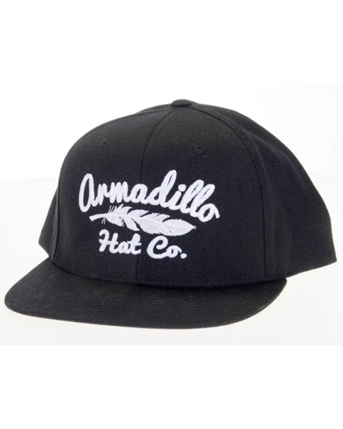 Image #1 - Armadillo Men's Fairway Ball Cap, Black, hi-res