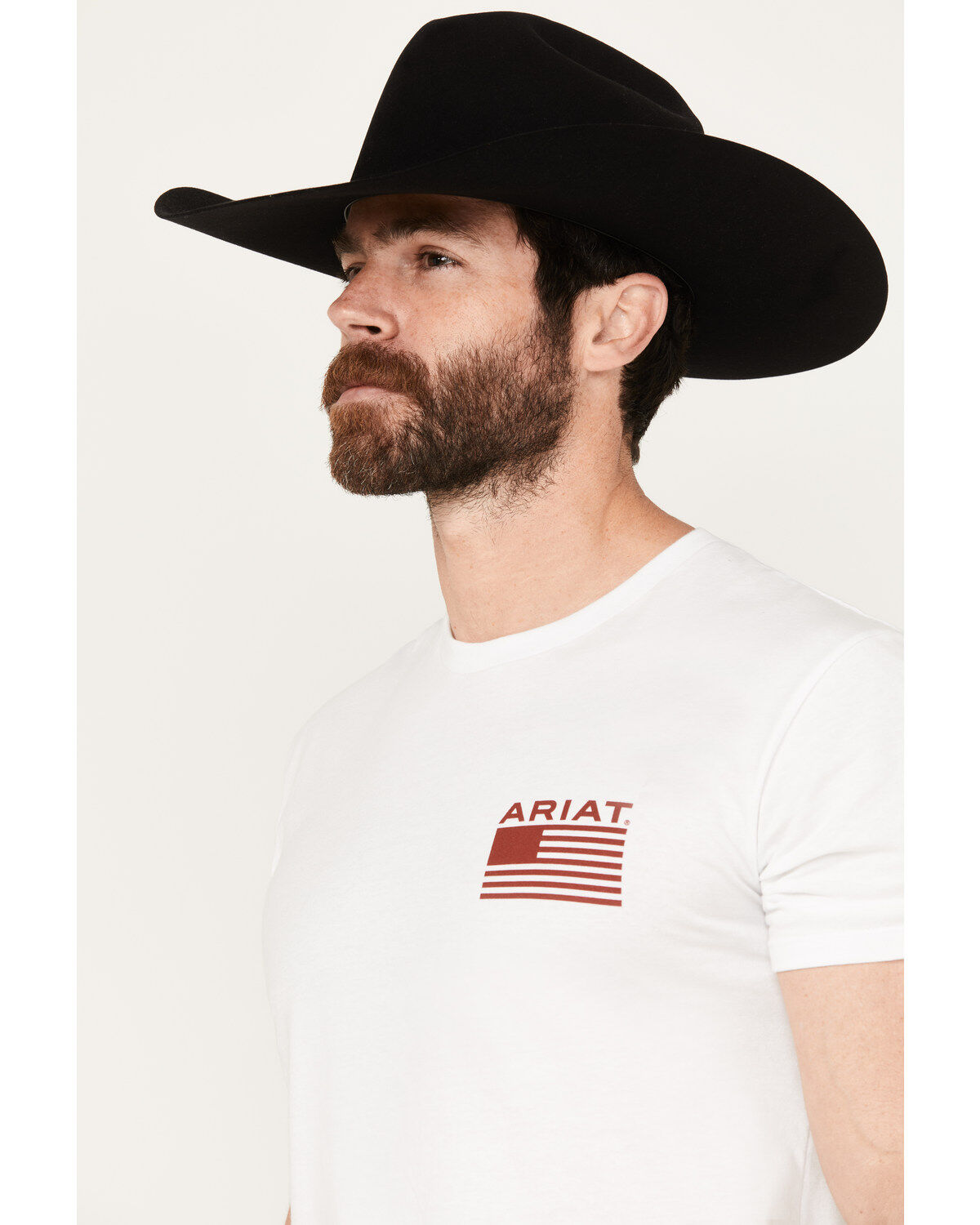 Image #2 - Ariat Men's Boot Barn Exclusive Flag Flow 2.0 Short Sleeve Graphic T-Shirt, , hi-res