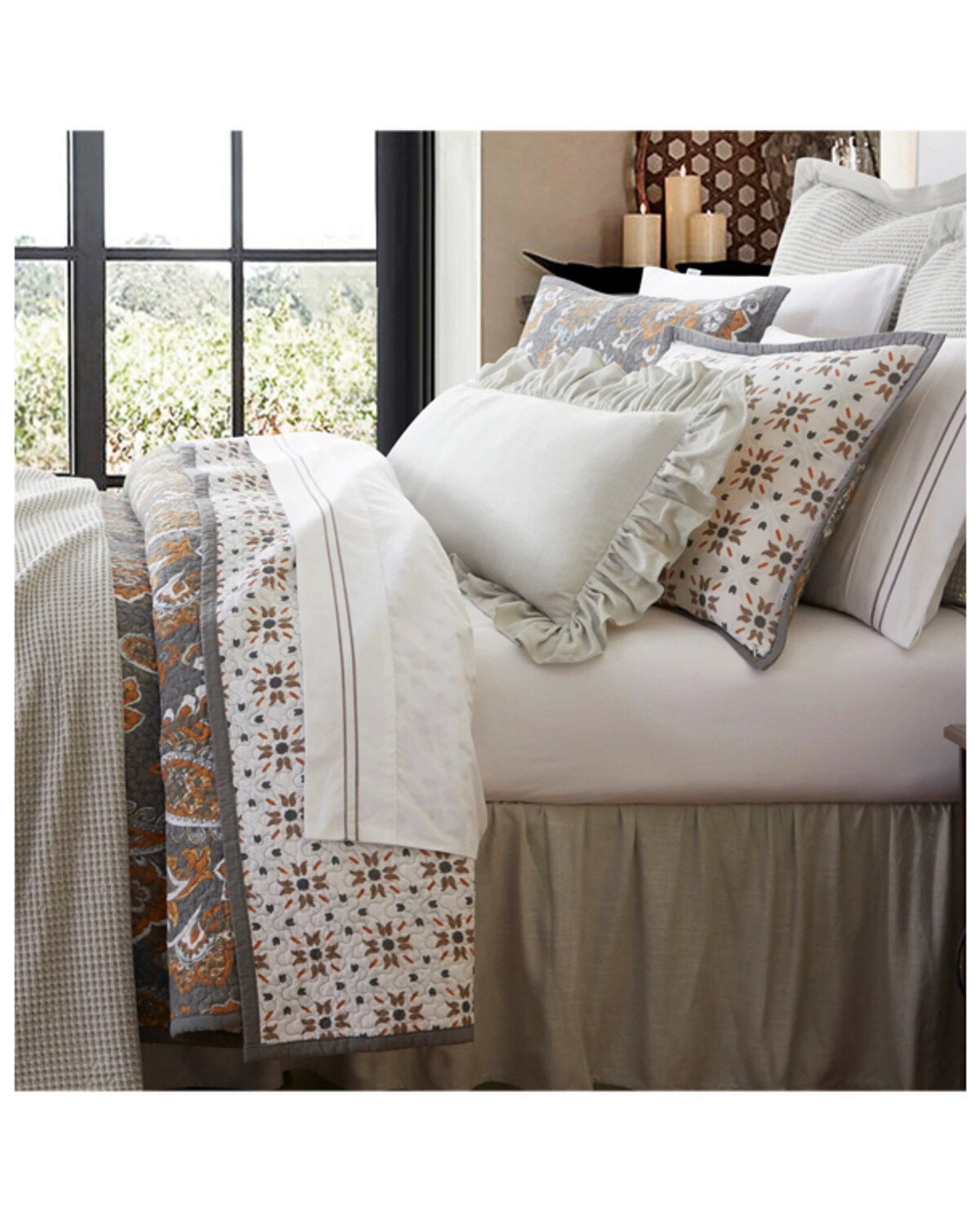 HiEnd Accents Abbie Western Paisley Quilt - Thumbnail 4