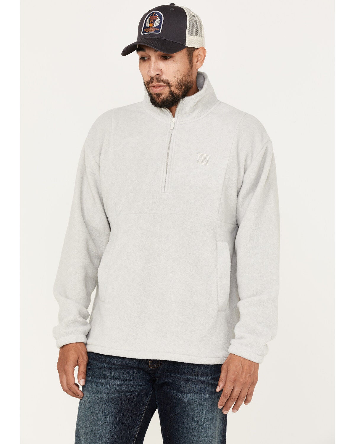 Image #1 - Brixton Men's Half-Zip Fleece Pullover, , hi-res