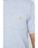 Image #5 - Carhartt Men's Loose Fit Heavyweight Logo Pocket Work T-Shirt - Big & Tall, Hthr Grey, hi-res