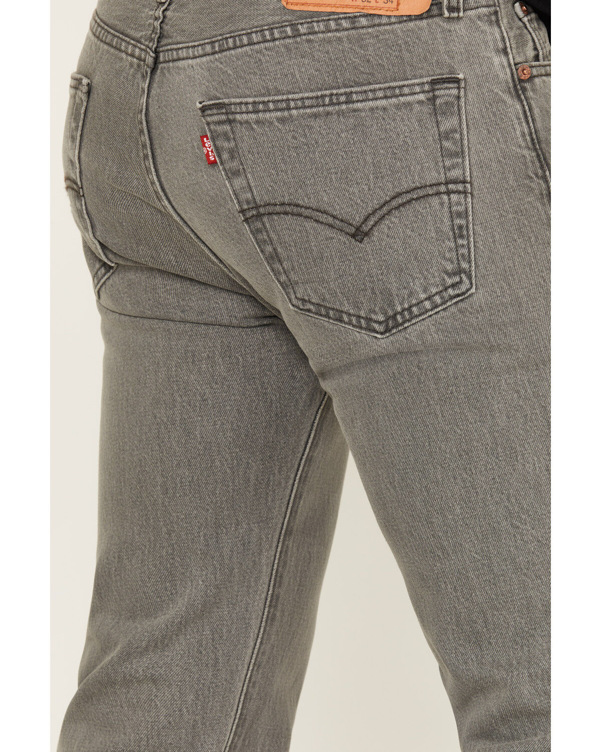 Image #4 - Levi's Men's Dirienzo Original Straight Fit Rigid Stretch Denim Jeans, Grey, hi-res