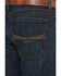 Image #4 - Cinch Men's Grant Dark Wash Relaxed Bootcut Stretch Denim Jeans, Indigo, hi-res