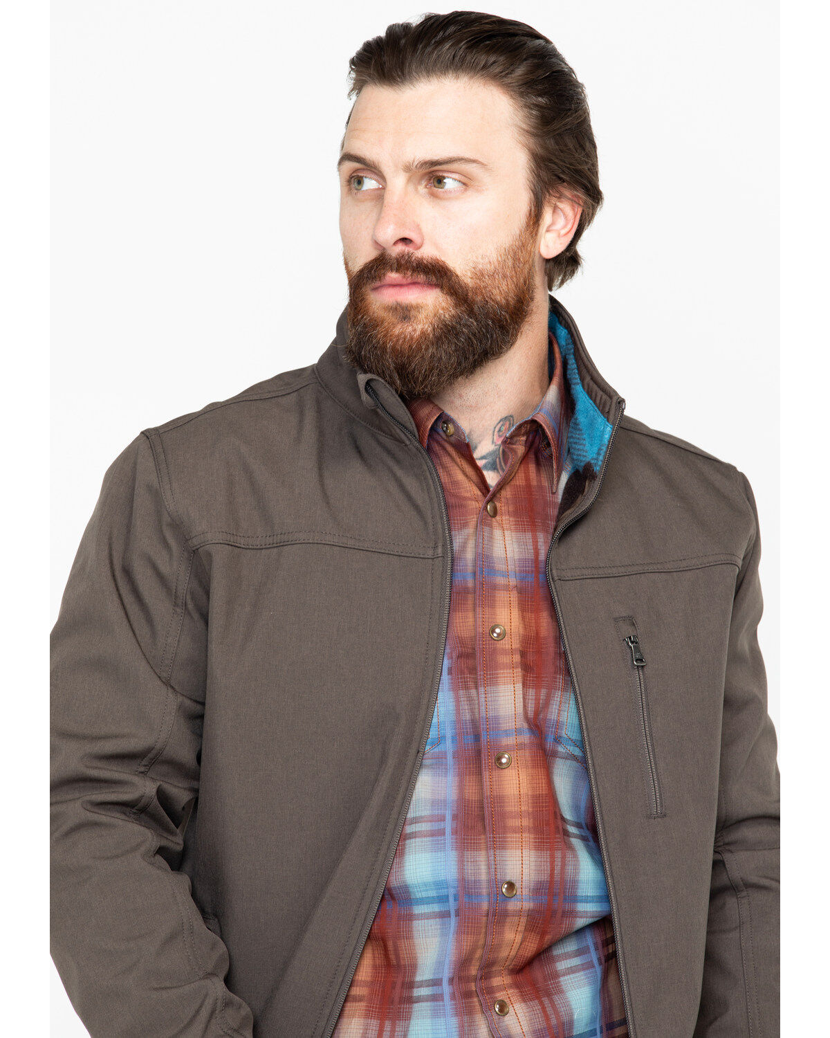 Image #3 - Cody James Core Men's Poly Zip-Up Steamboat Softshell Jacket, , hi-res