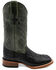 Image #2 - Ferrini Men's Caiman Crocodile Print Western Boots, Black, hi-res