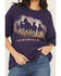 Image #3 - Wrangler Women's Vintage Horse Short Sleeve Graphic Tee, Purple, hi-res