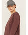 Image #3 - Ariat Women's Rebar Workman Reflective Flag Long Sleeve Tee, Purple, hi-res