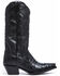Image #2 - Dan Post Women's Black Caiman Belly Western Boots - Snip Toe, , hi-res