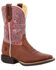 Image #1 - Durango Girls' Shyloh Performance Western Boots - Broad Square Toe, Brown, hi-res