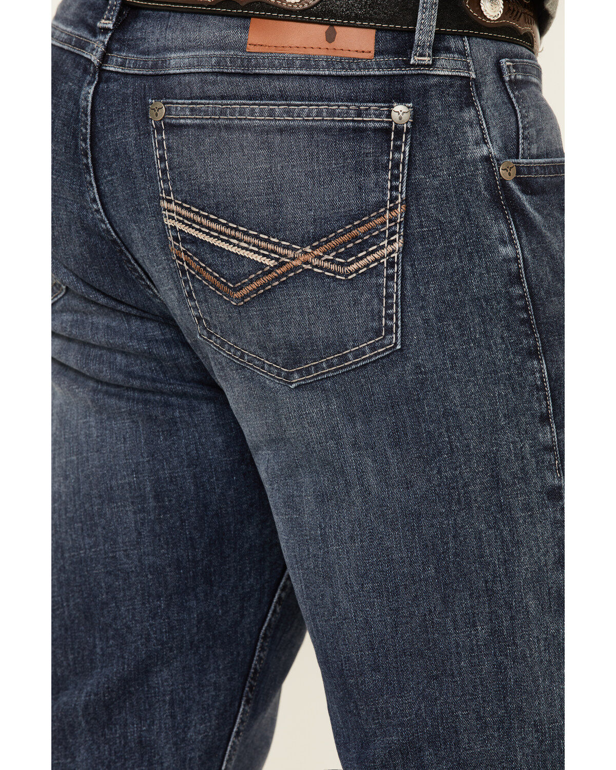 Image #4 - Wrangler 20X Men's River Vintage Stretch Slim Bootcut Jeans , , hi-res