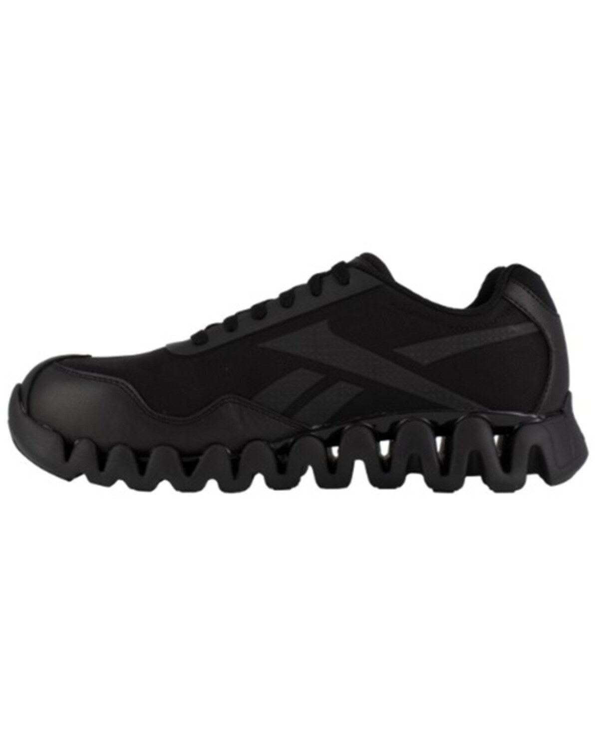 Image #3 - Reebok Men's Zig Pulse Metal Free Lace-Up Work Shoes - Composite Toe, Black, hi-res