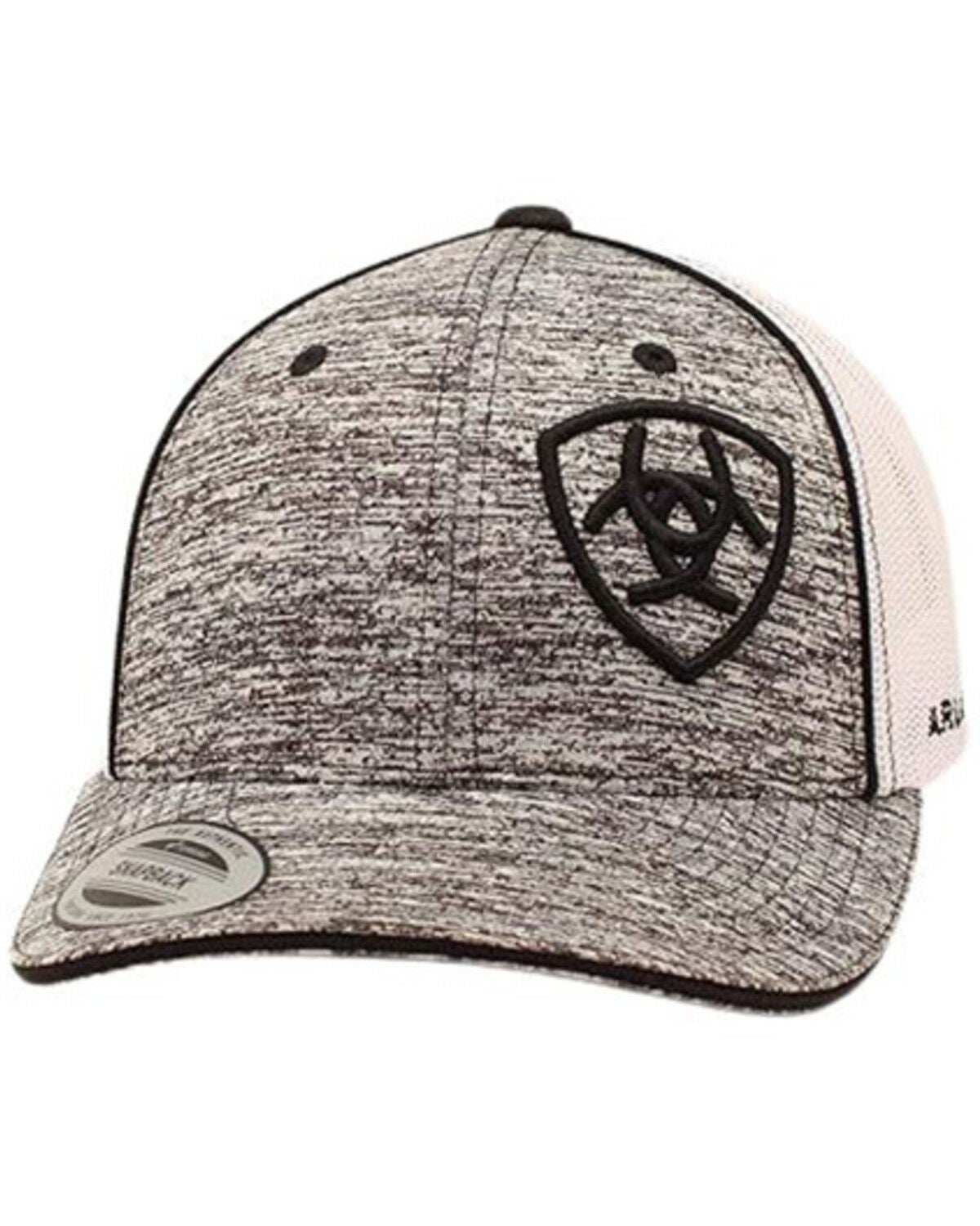 Ariat Boys' Logo Ball Cap, Grey, hi-res