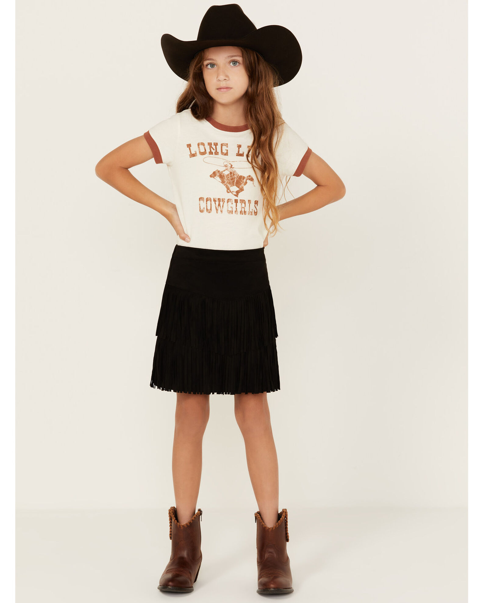 Fringe skirt top boot barn