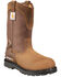 Image #1 - Carhartt Men's Heritage 11" Waterproof Wellington Work Boots - Steel Toe, Bison, hi-res