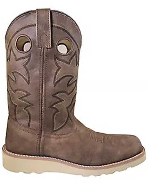 Smoky Mountain Boys' Branson Western Boots - Square Toe, Brown, hi-res
