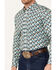 Image #3 - RANK 45® Men's Abstract Geo Print Long Sleeve Button-Down Shirt, Medium Blue, hi-res