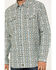 Image #3 - Moonshine Spirit Men's Rough Patch Plaid Snap Western Shirt, Cream, hi-res