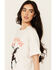 Image #2 - Wrangler X Diamond Cross Ranch Women's Not My First Rodeo Short Sleeve Graphic Tee, , hi-res