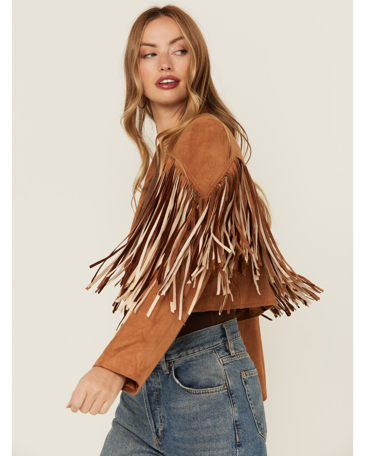 Image #2 - Saints & Hearts Women's Fringe Jacket, , hi-res