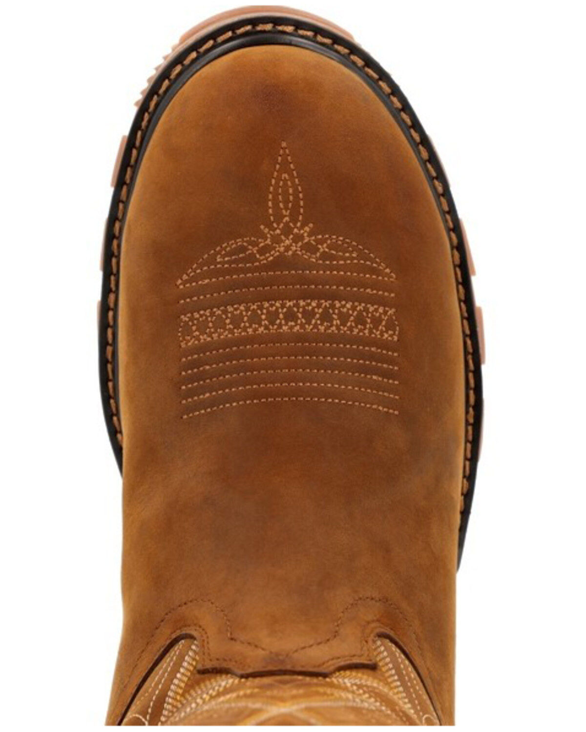 Image #6 - Durango Men's Maverick XP Waterproof Western Work Boots - Steel Toe, Coyote, hi-res
