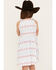 Image #4 - Shyanne Girls' Ikat Print Mini Dress, White, hi-res